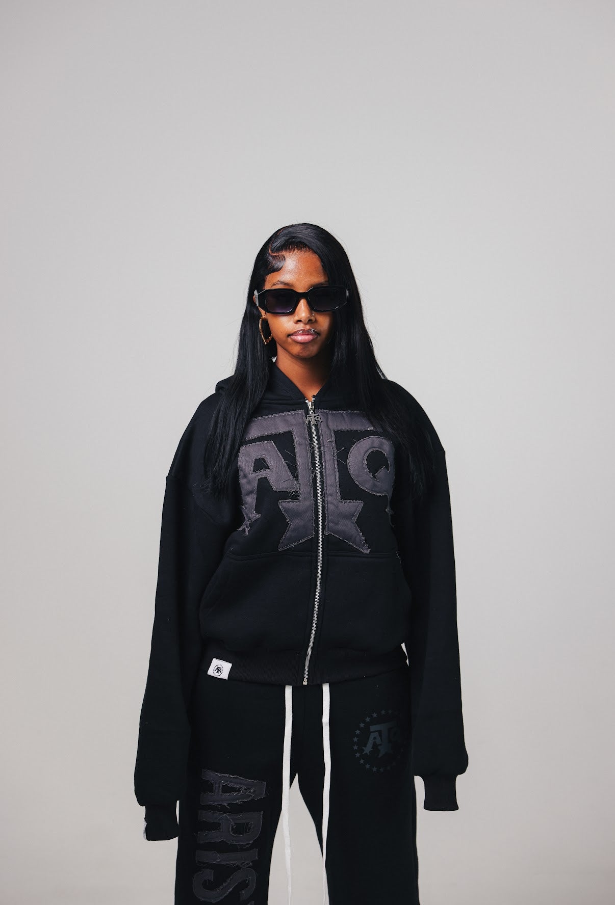 BLACK ATQ ZIPUP (V2)