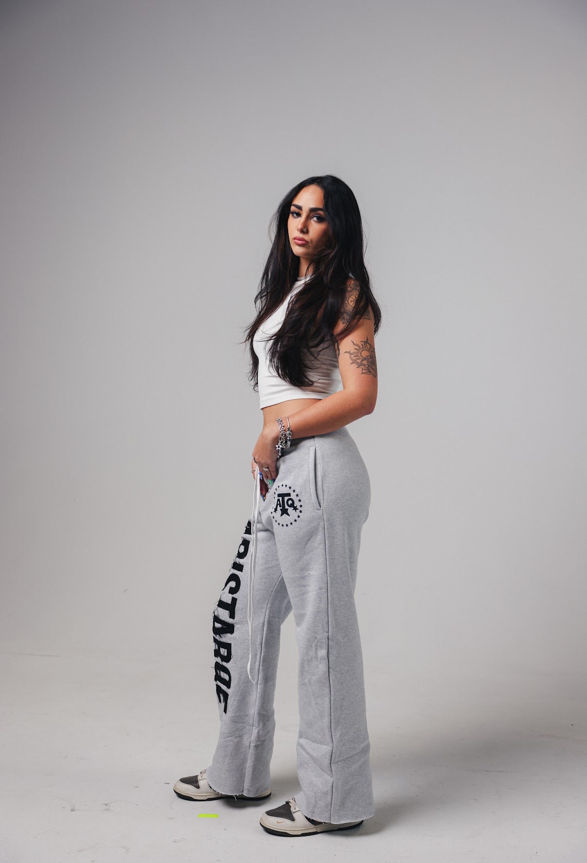 GRAY ATQ SWEATS (V2)