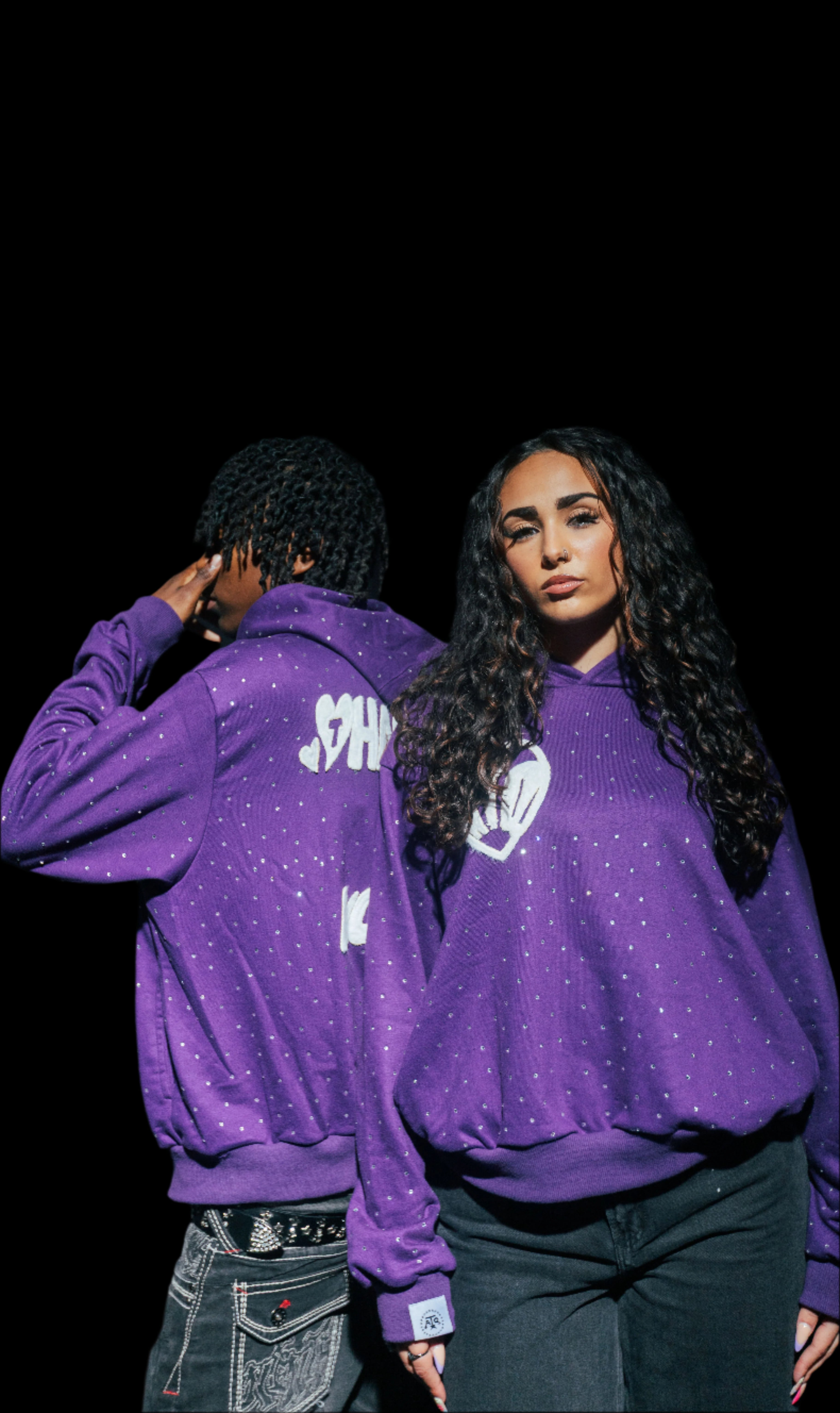 PURPLE "TYFN" HOODIE
