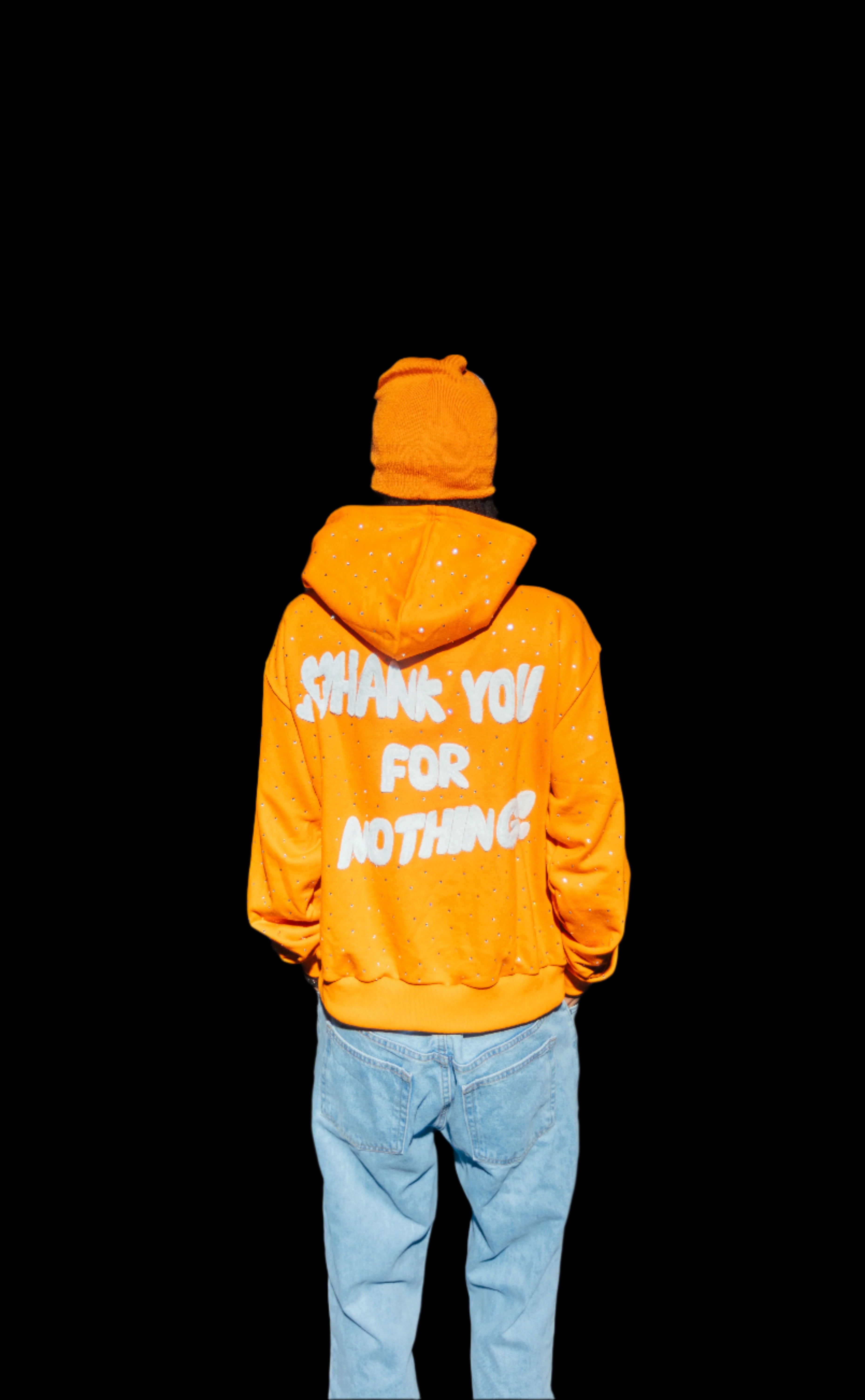 ORANGE "TYFN" HOODIE